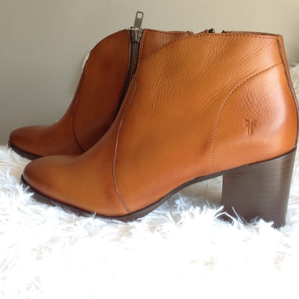 Frye Reed Leather Booties Corpcore - Picture 5 of 10